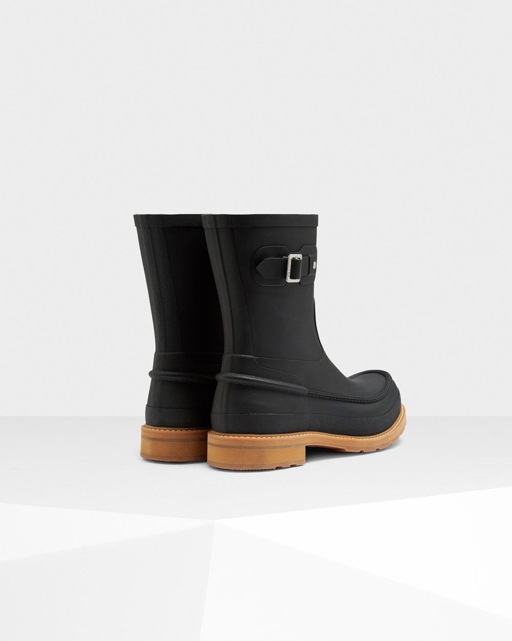 Galochas Curtas Hunter Homem Pretas - Original Moc Toe - 82SWJYNPU
